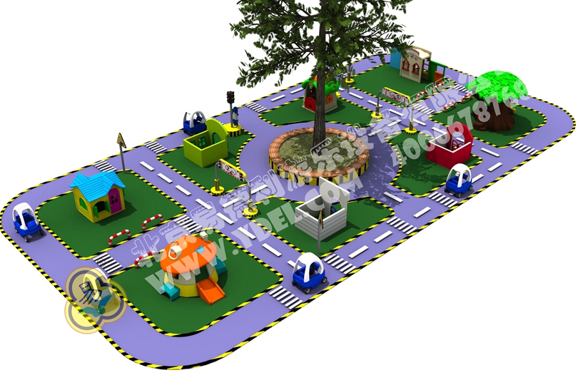 道路主題淘氣堡設備