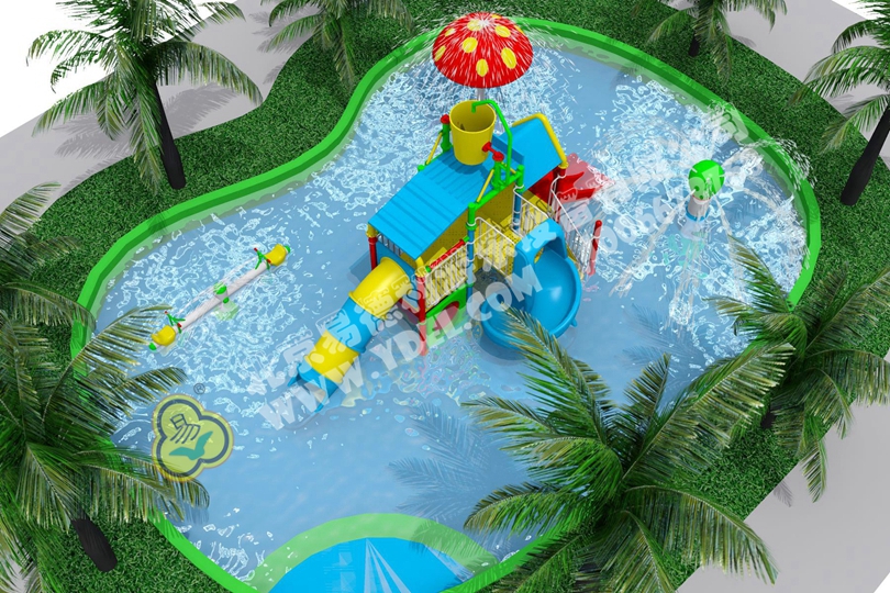 室內水上樂園游樂場滑梯七