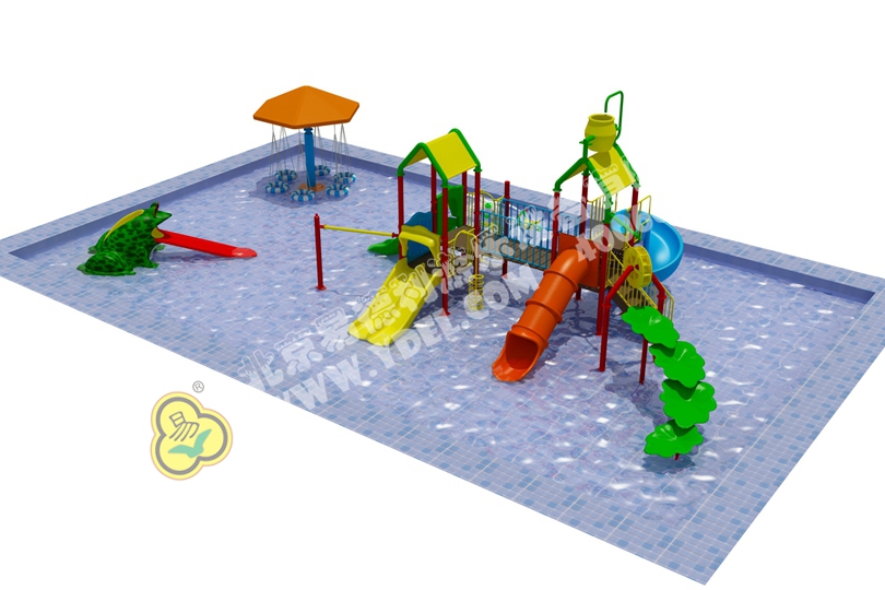 室內水上樂園游樂場滑梯四