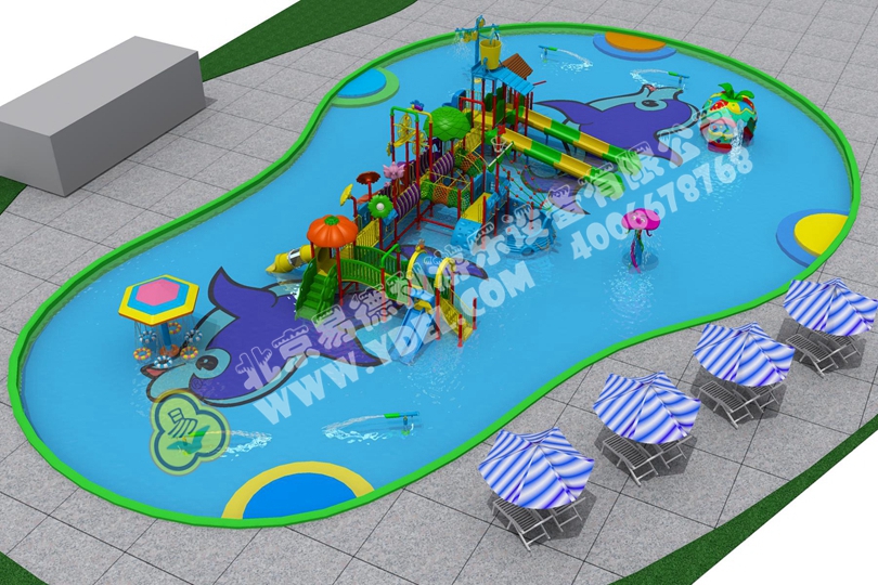 兒童水上游樂場(chǎng)滑梯