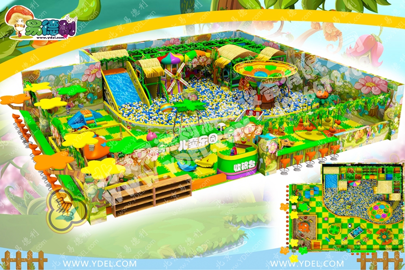 陜西安康農場主題淘氣堡設備