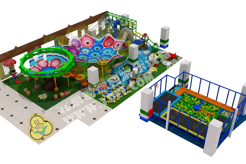 室內淘氣堡網繩系列游樂園