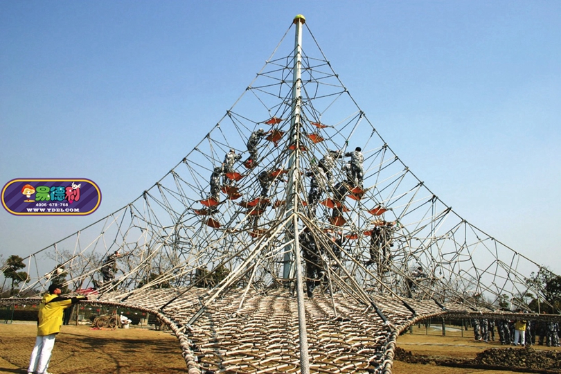 戶外青少年拓展攀爬網設備