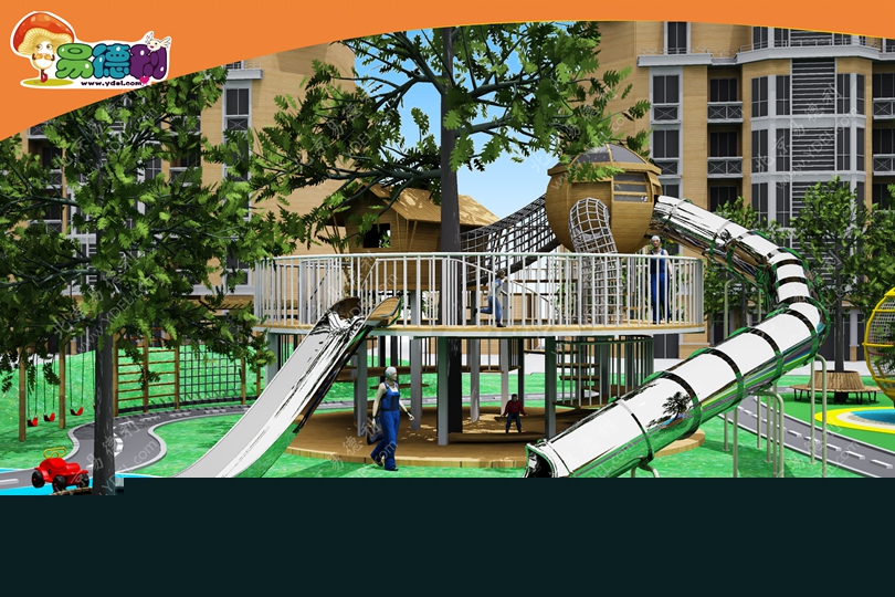 兒童戶外非標(biāo)定制不銹鋼滑梯