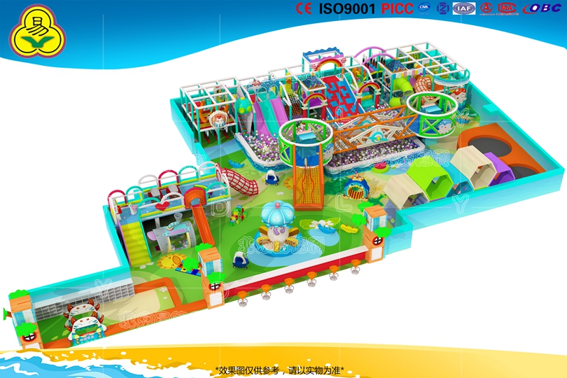 農場風格淘氣堡設備