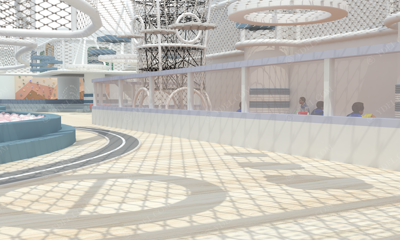 室內樂園淘氣堡休息區